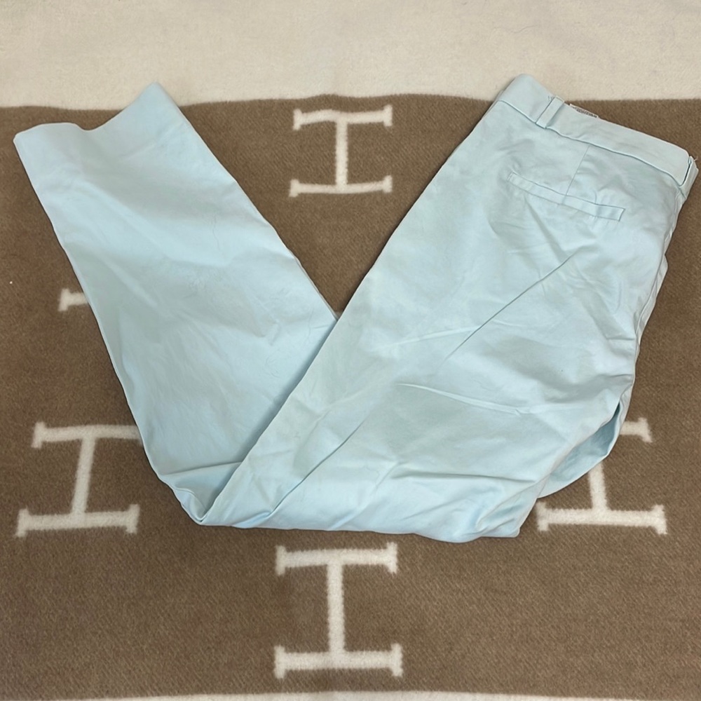 Baby Blue Straight Leg Work Pant